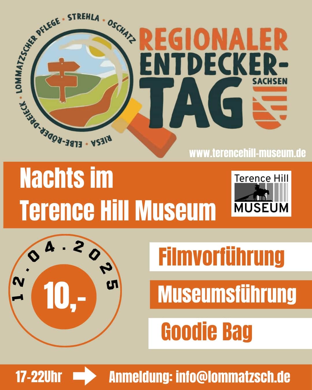 Regionaler Entdecker Tag - Nachts im Terence Hill Museum
