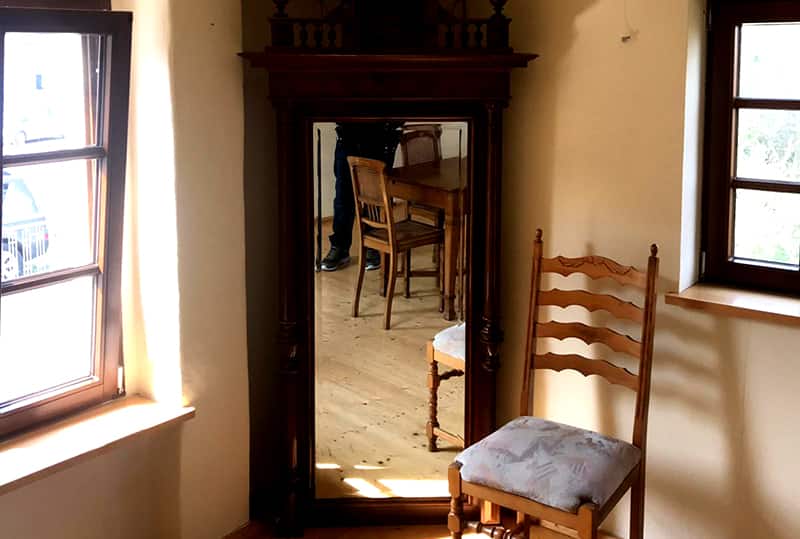 Terence Hill Museums Haus Innenansicht vor dem Umbau
